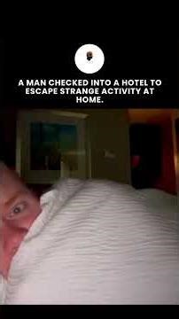 Man Escapes Haunted House… But a Ghost Follows Him to the Hotel | Terrifying Footage
