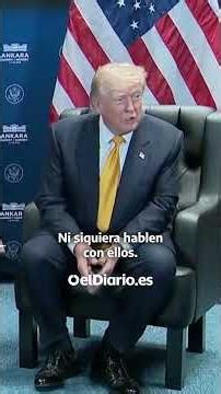 Trump califica a España como “un aliado horrible” y avisa de que cortará relaciones comerciales
