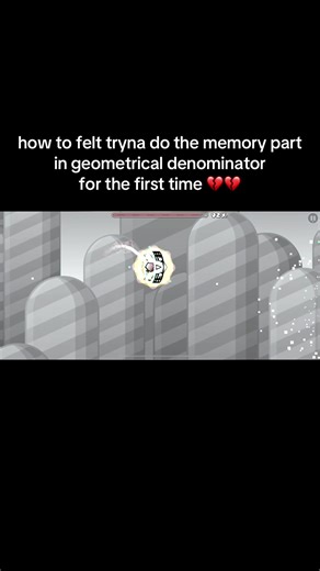 Mastering the Memory Part in Geometry Dash