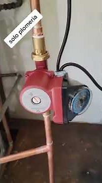 Instalación de bomba de circulacion de agua Caliente