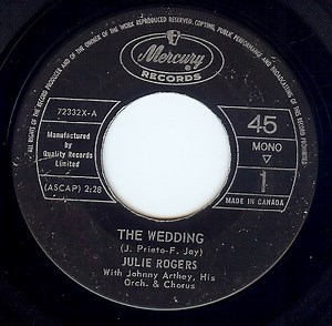 Julie Rogers - The Wedding / Without Your Love