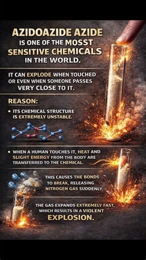 This chemical explodes just by touch!