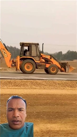 JCB Operator Powerful Lifting Work | Green Screen Video