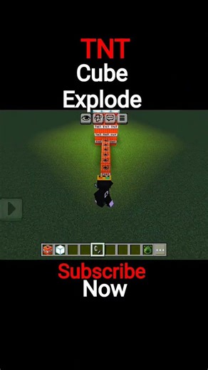 This TNT cube is insane #minecraft #gaming #shorts