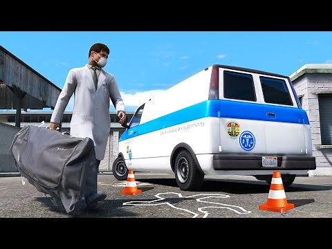 I played as CORONER in GTA 5!!