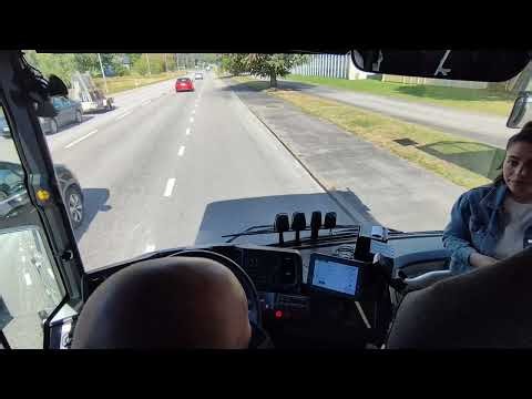 Bus Driving POV | Route 275 Ljungbystopp - Laganland | Scania CityWide