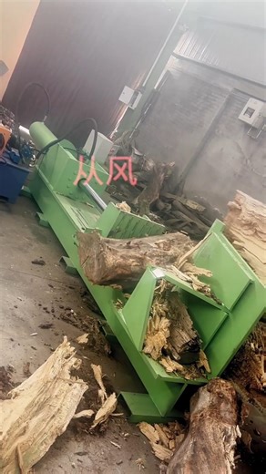 Electric Log Splitter Test with Real Machine Sound Analysis 🪵 #short