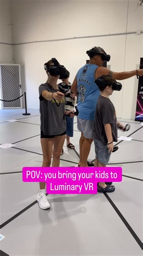 Luminary VR | Free Roam Multiplayer Virtual Reality on Instagram: "You said ‘let’s go play VR’… now you’re dodging zombies, saving your kids and not sure what real life any more 🎮🧟‍♀️ Bring your family to Luminary VR - chaos never felt this fun! Bookings via the link in our bio ✌🏽"