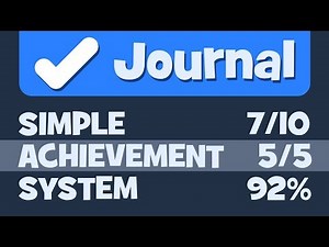 Journal - Simple Achievement System for Unity