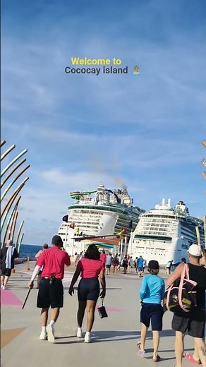 Massive Ship Near a Beautiful Island 🏝️ | #Ocean #Ship #View | Sea #Adventure #explore