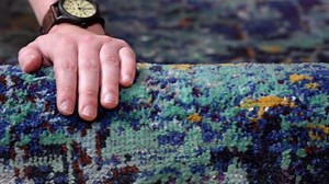 Unique Loom Augustus Collection Area Rug-Assisi, 8' 0" x 8' 0", Navy Blue/Ivory