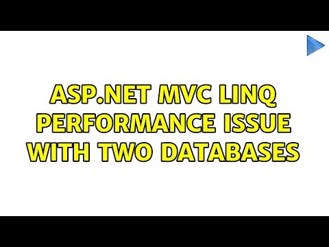 ASP.NET MVC LINQ Performance issue with two databases