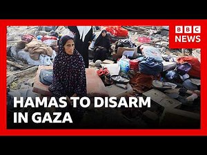 Hamas agrees to disarm in Gaza after Trump announces Board of Peace plan | BBC News