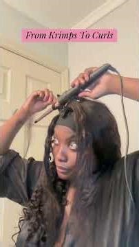 From Krimps To Curls ( FULL VIDEO ON MY PAGE) #wigs #lemoda #wigstyling #fyp