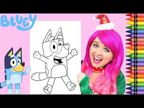 Coloring Bluey GIANT Coloring Page