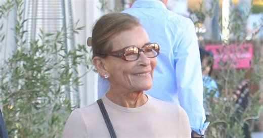 Judge Judy looks unrecognisable as she steps out with husband Jerry Sheindlin