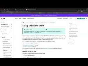 Snowflake Oauth for dbt Cloud