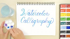 【hand brush】【brush lettering】用画画用笔来写brush体！好看~