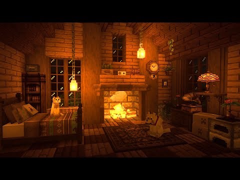 Minecraft Relaxing Music Box & Soft Rain for 8 Hours