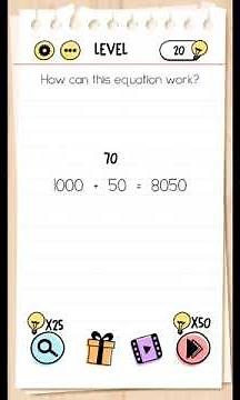 Brain Test Level 70 - 80 Simple Walkthrough