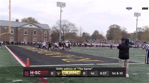 Randolph-Macon College Athletics on Instagram: "Highlights from football’s win during the 130th edition of the”The Game”!🐝"