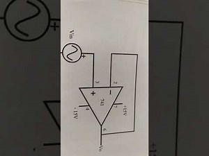 voltage follower using 741 op amp