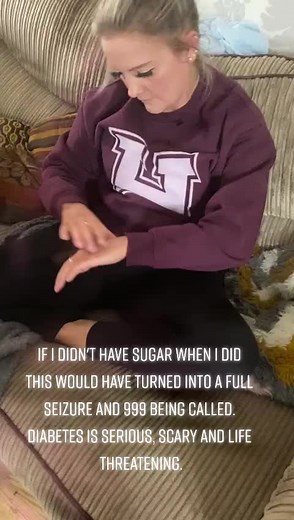 Caught a hypo on camera. They can be different everytime. We need more awareness. #type1 #type1diabetes #type1diabetic #hypo #hypoglycemia