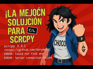 Error: server connection failed Solucion SCRCPY (2025)