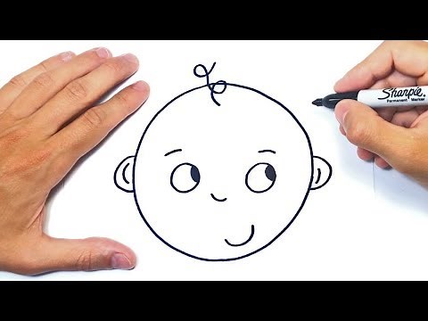 Cómo dibujar un Bebe Paso a Paso | Dibujo de Bebe