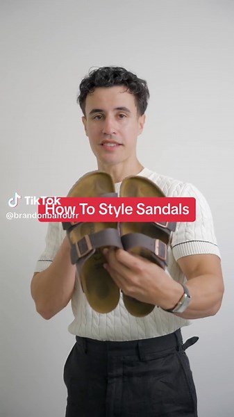 How to style sandals for men! #howtostyle #mensfashiontips | linen pants men