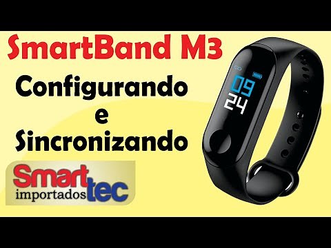 Como configurar e sincronizar smartband M3