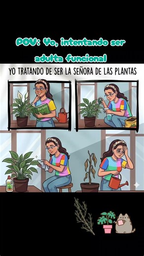 Señora de las plantas 😭