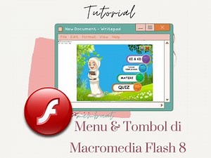 #macromediaflash8 #menu #tombol #cara Tutorial membuat menu dan tombol macromedia flash