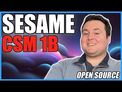 Sesame CSM 1B Local Test & Install (A VERY Good Speech Model)