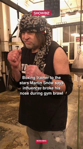 Boxing trainer to the stars Martin Snow says influencer broke his nose during gym brawl #shorts #spo