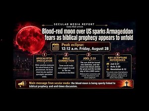 Blood-red moon over US sparks Armageddon fears as biblical prophecy appears to unfold