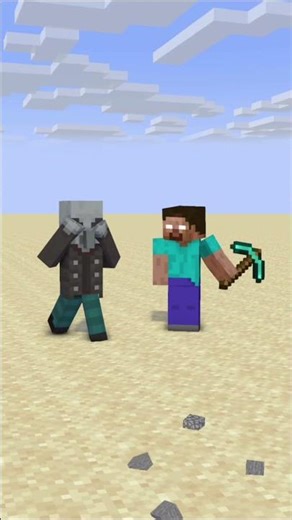 skeleton become wither skeleton for blocks breaking #minecraftanimation #funnyanimation #minecraft