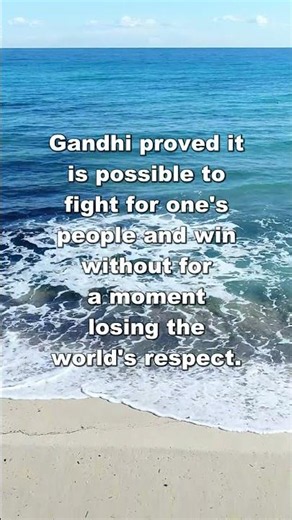 Mahatma Gandhi inspirational quote