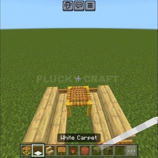 Lunch Table 🤤 In Minecraft #minecraft #shorts #youtubeshorts