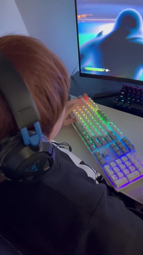 This keyboard we got off the TikTok Shop is crazyyyy my son said! He loves how he can edit the keys and go nuts on fortnite. #fyp #foryou #foryoupage #teamdugas #fortnite #gaming #keyboard