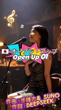 🇯🇵オープン・アップ (Open Up)01#日本歌曲 #日本の歌 #suno