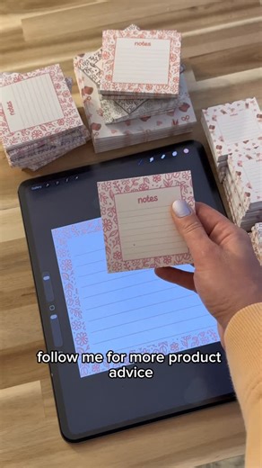 Nunu | Nunu Creator Club 👩🏻‍💻 on Instagram: "Comment “stamp” to receive a link to my procreate stationery stamps🧡 These stamps save me so much time while I am creating my stationery🙌🏻 #notepad #stationery #ipad #procreate"