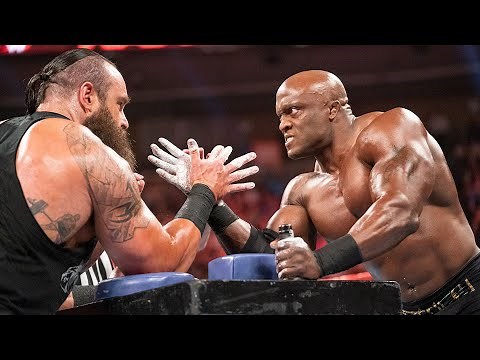 Braun Strowman vs. Bobby Lashley in Arm Wrestling Match: Raw, June 3, 2019