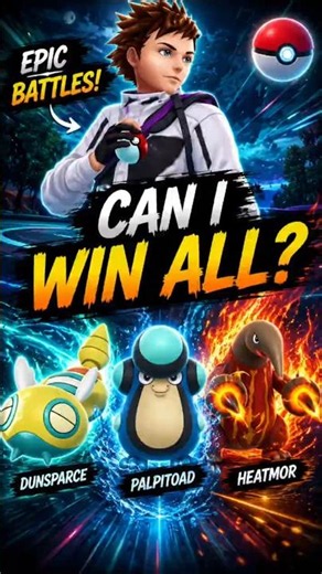 🔥 Dunsparce, Palpitoad & Heatmor Are INSANE! 😱 | Pokémon GO Battles #pokemongo #pokemonbattle #gbl
