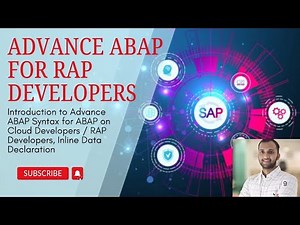 1. Advance ABAP Syntax Inline Declaration for ABAP on Cloud / RAP Developers