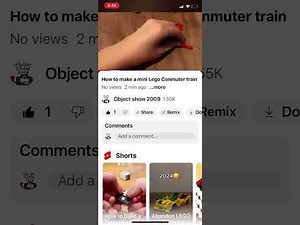 How to make mini Lego MBTA vehicles (a bus and a commuter train)