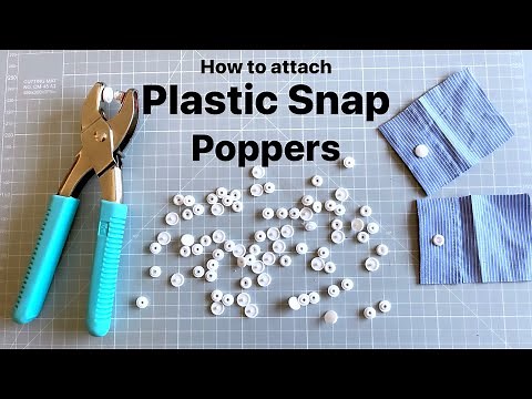 Plastic snap popper tutorial, Press on popper diy, Prym Snap Pliers, Fabric popper DIY, Anita Benko