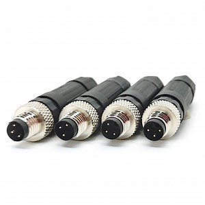 [Hot Item] M8 Male Straight Connector 3 Pin Circular Plug Insert