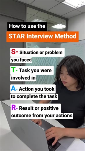 The STAR method interview technique (also known as the STAR strategy or the STAR approach) is a framework for responding to questions during an interview. This framework breaks your response into four parts: Situation, Task, Action, and Result. 👉 The STAR method is effective when answering behavioral interview questions because employers want to know how you’d behave or react in a specific situation. Using the STAR framework to answer each behavioral question also: - conveys to the hiring manag