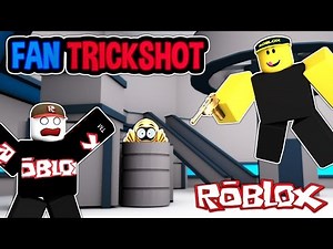 Hitting a TRICKSHOT on a Fan! | Murder Mystery 2 Fan Lobby
